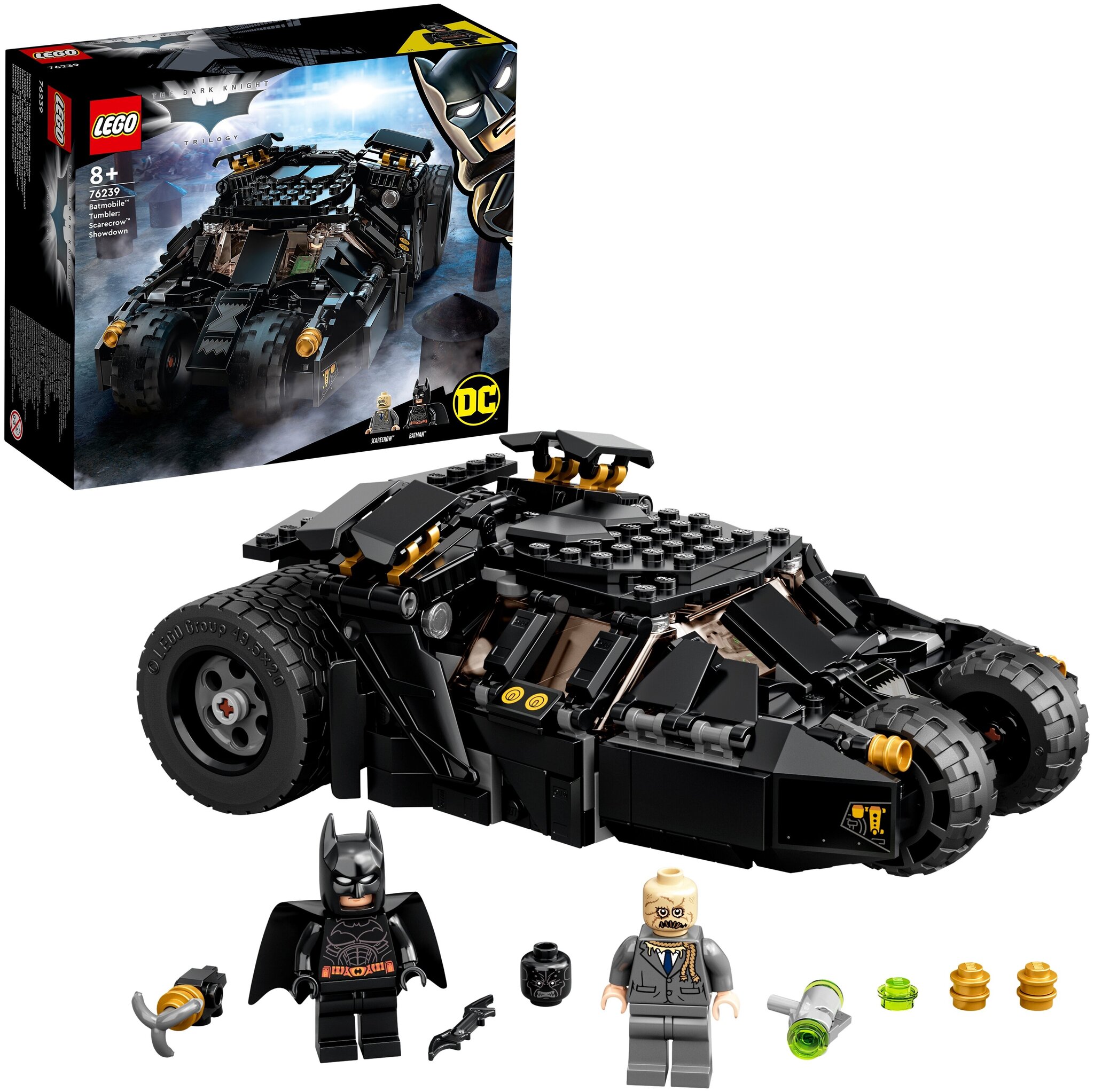 Конструктор LEGO DC Comics Super Heroes 76239 Бэтмобиль «Тумблер»: схватка с Пугалом — фото 3