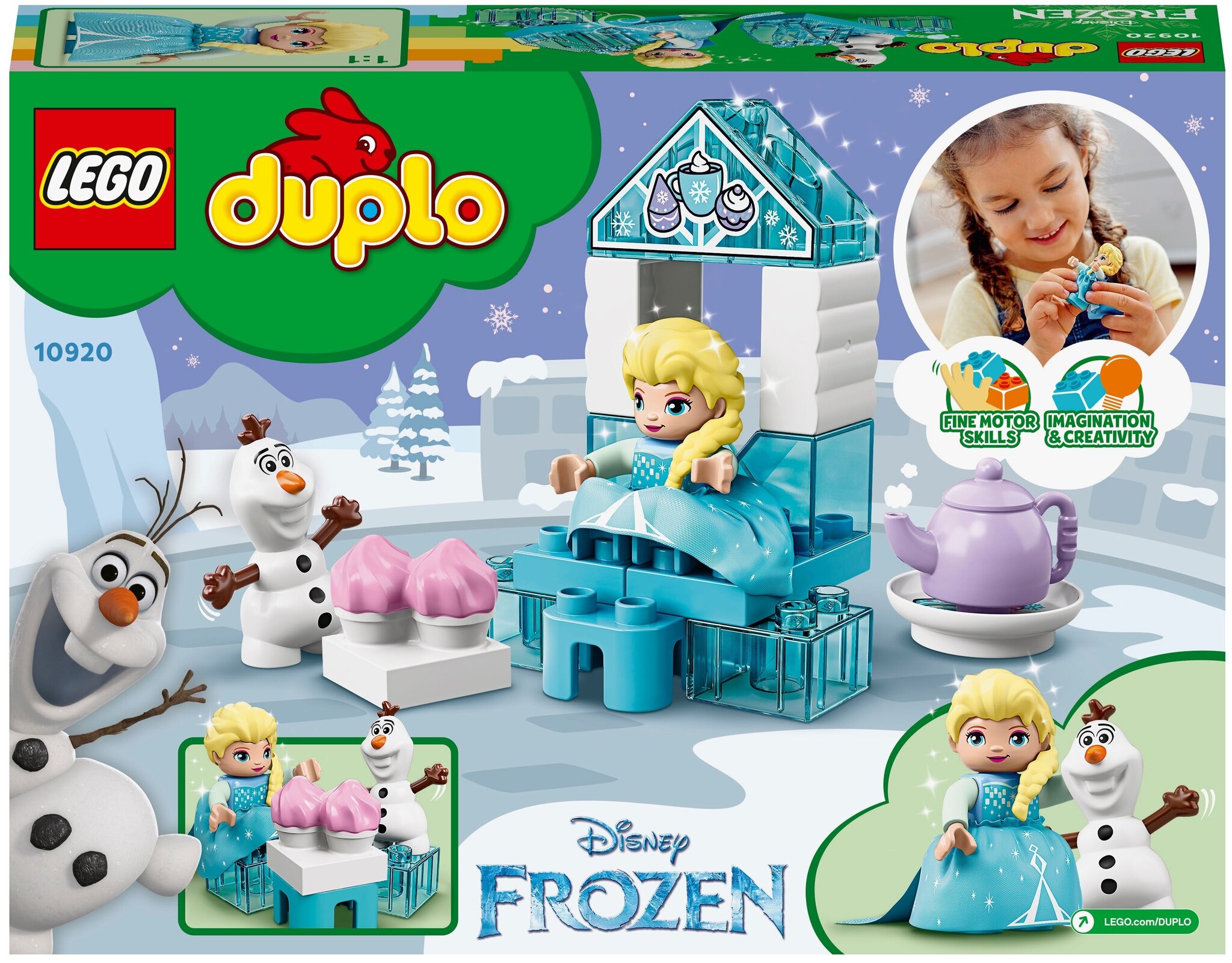 Конструктор LEGO DUPLO Disney Princess 10920 Чаепитие у Эльзы и Олафа — фото 2