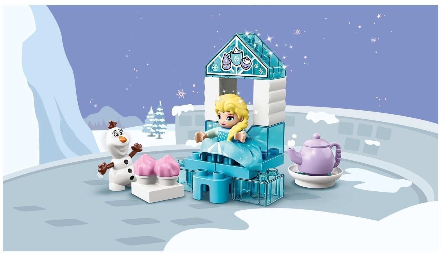 Конструктор LEGO DUPLO Disney Princess 10920 Чаепитие у Эльзы и Олафа — фото 6