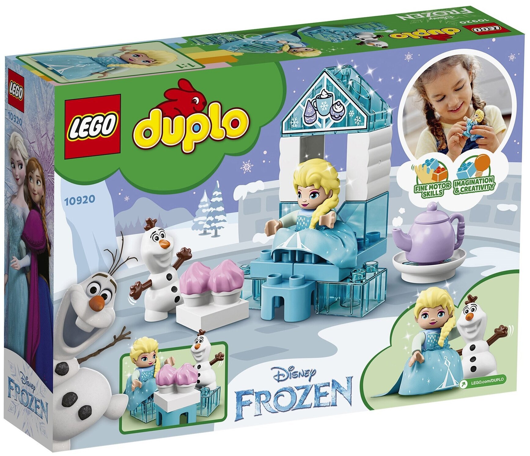 Конструктор LEGO DUPLO Disney Princess 10920 Чаепитие у Эльзы и Олафа — фото 20