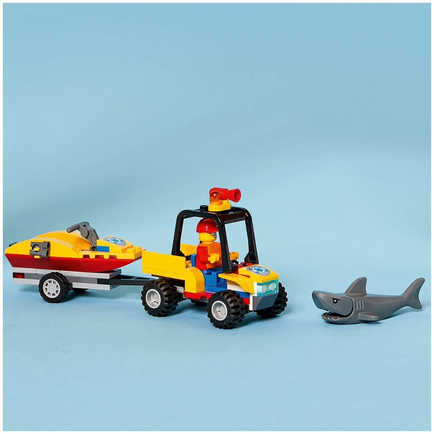 Конструктор LEGO City 60286 Пляжный спасательный вездеход — фото 8