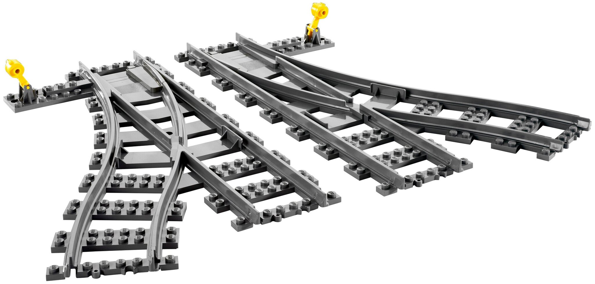 Конструктор LEGO City Trains 60238 Железнодорожные стрелки — фото 5