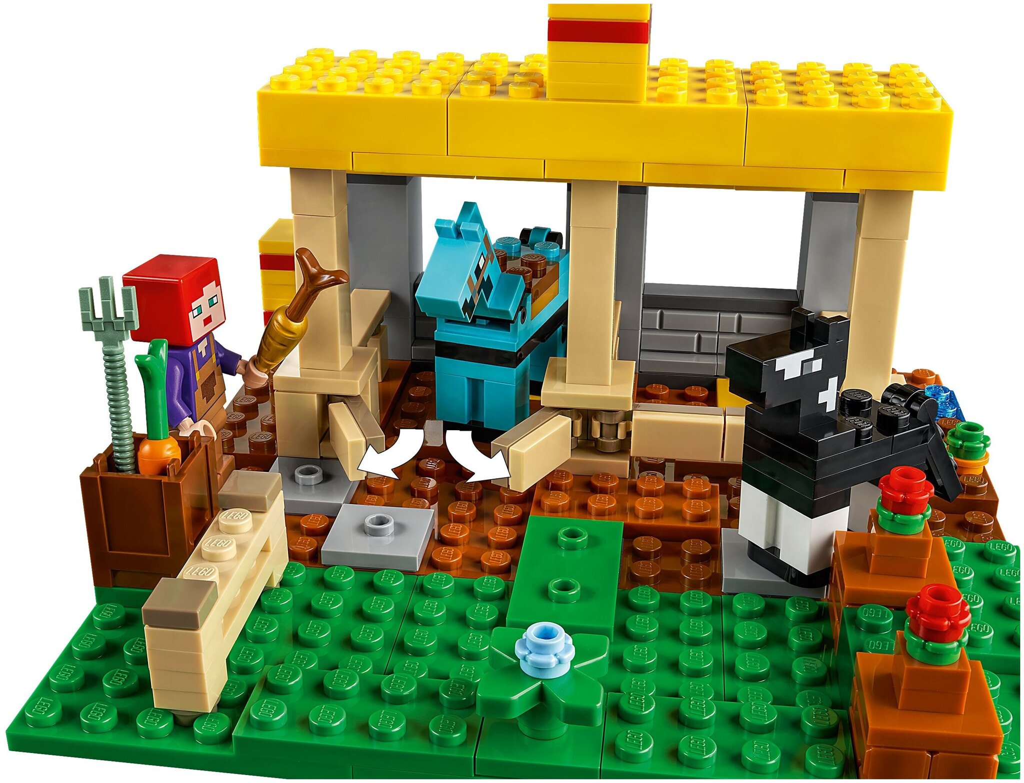 Конструктор LEGO Minecraft 21171 Конюшня — фото 7