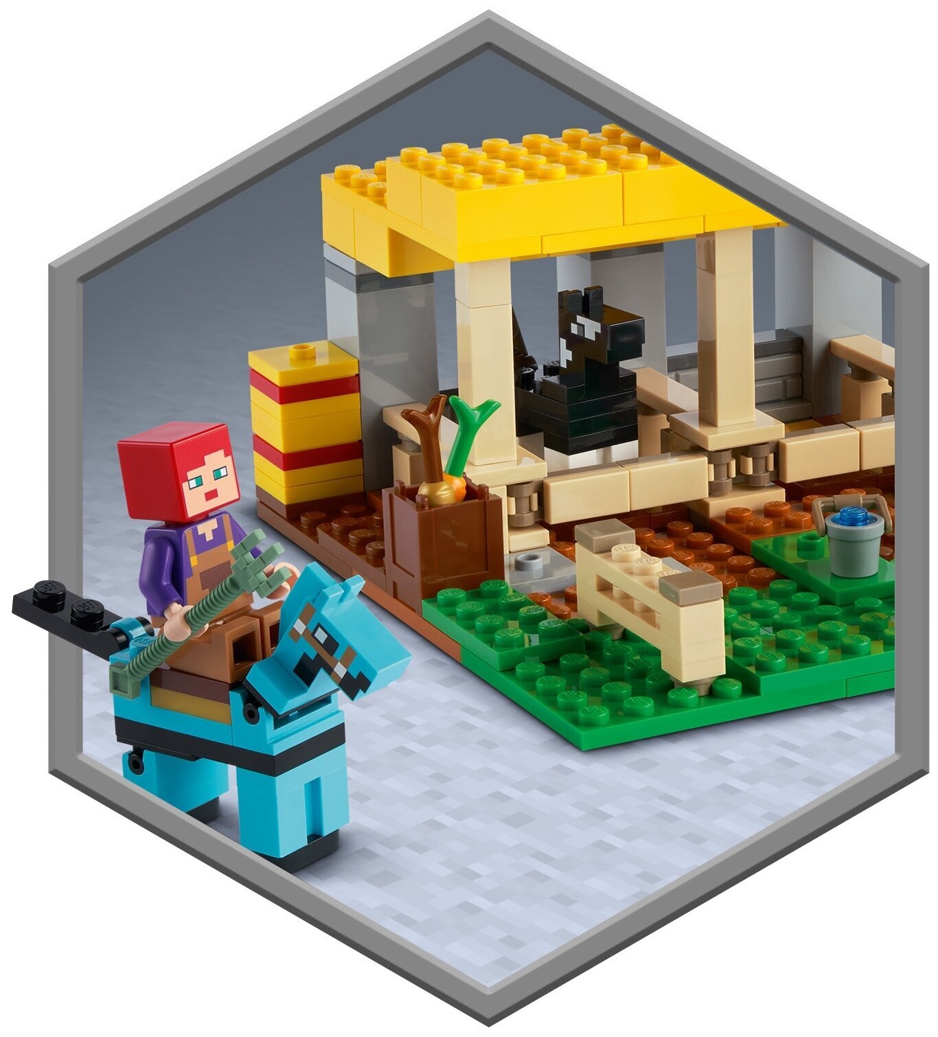 Конструктор LEGO Minecraft 21171 Конюшня — фото 10