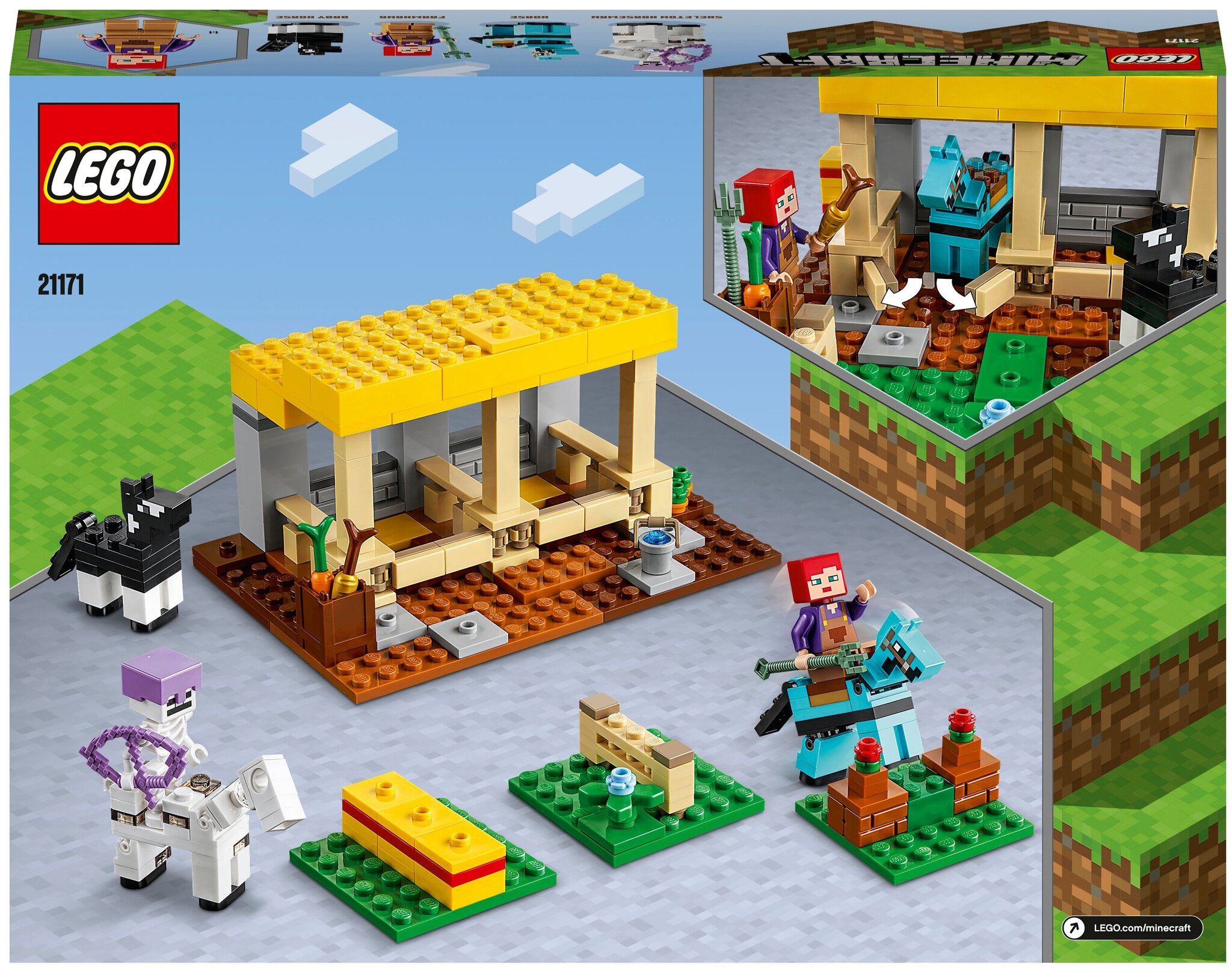 Конструктор LEGO Minecraft 21171 Конюшня — фото 3