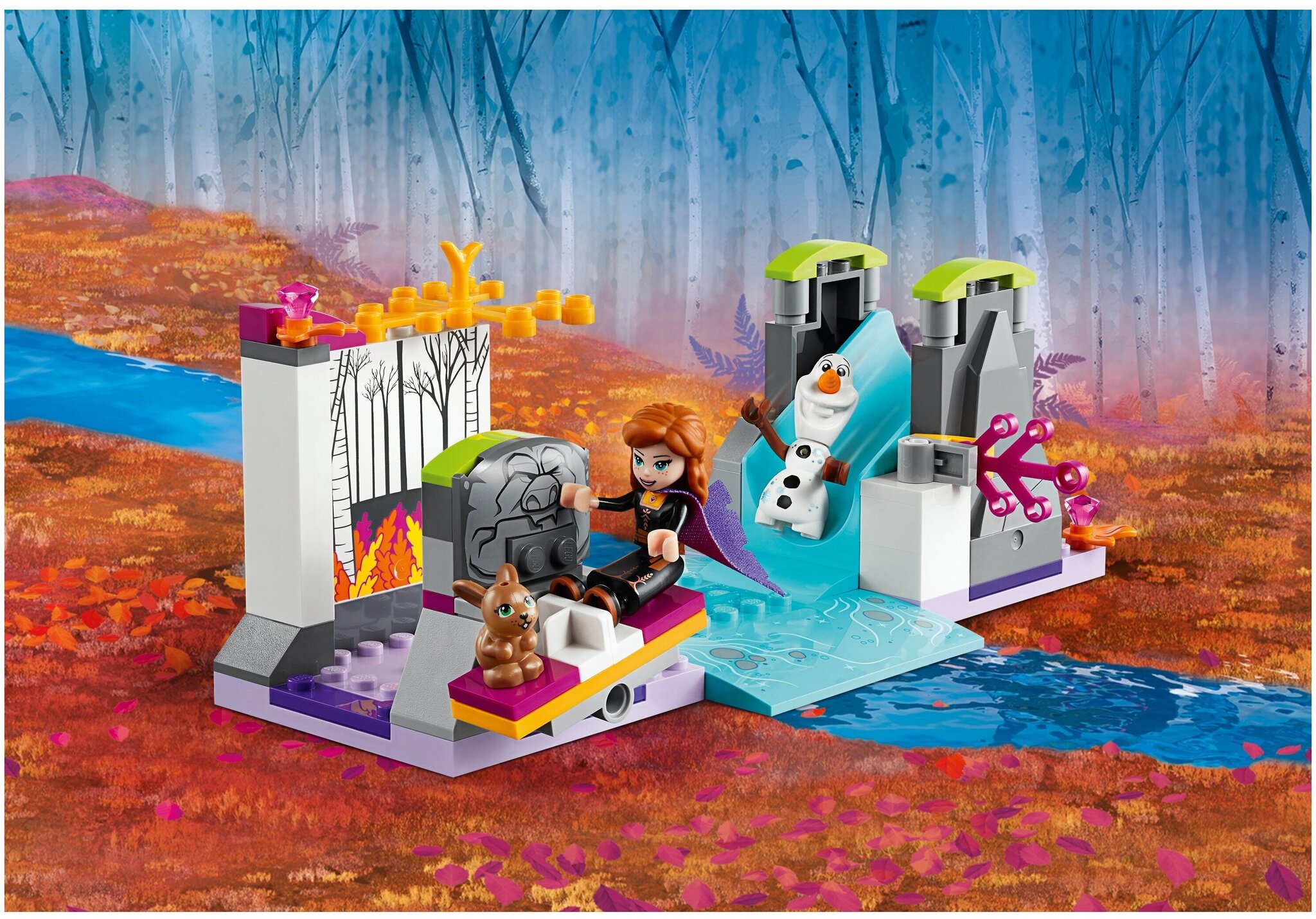 Конструктор LEGO Disney Frozen II 41165 Экспедиция Анны на каноэ — фото 17