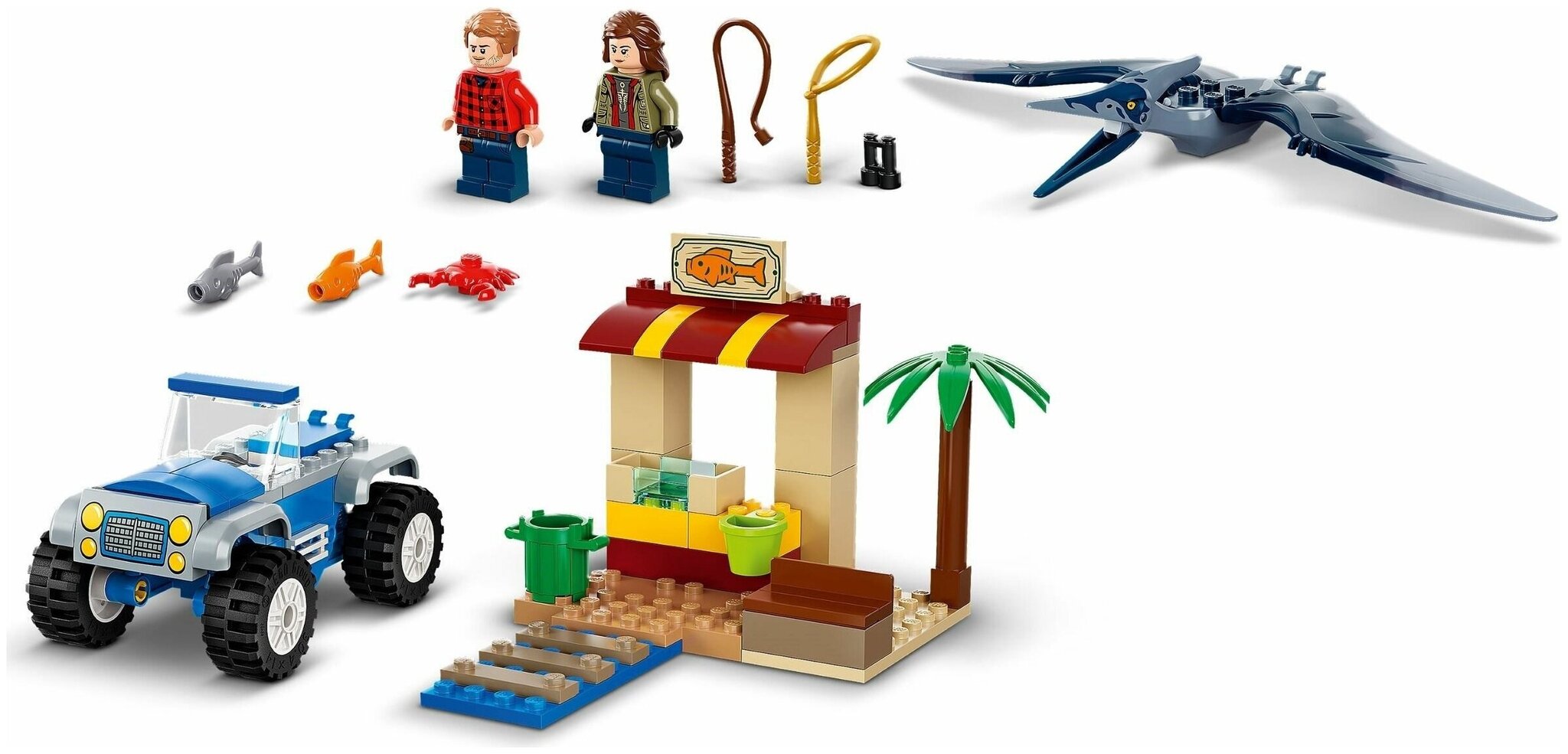 Конструктор LEGO Jurassic World 76943 Погоня за птеранодоном — фото 5