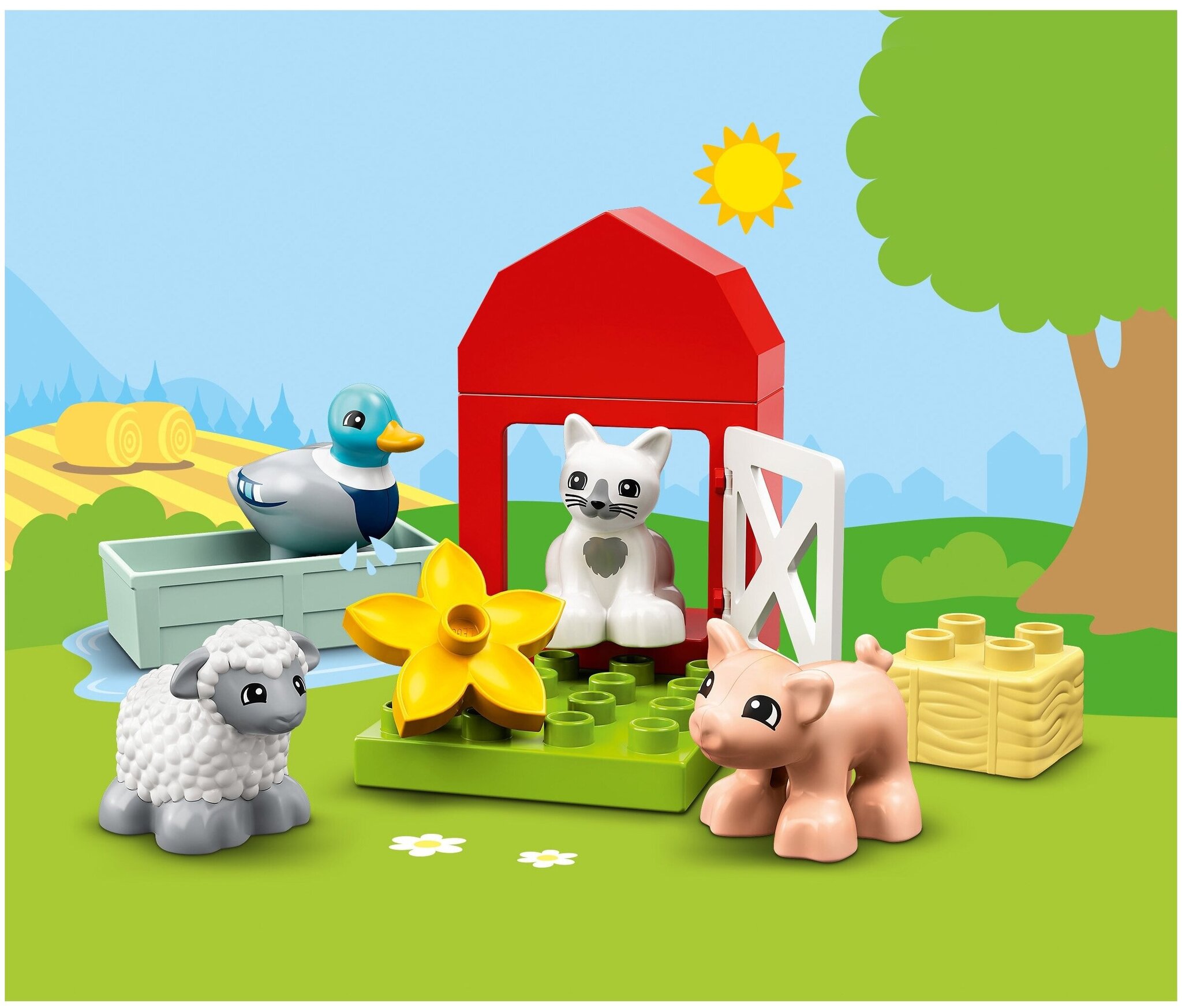 Конструктор LEGO DUPLO Town 10949 Уход за животными на ферме — фото 4