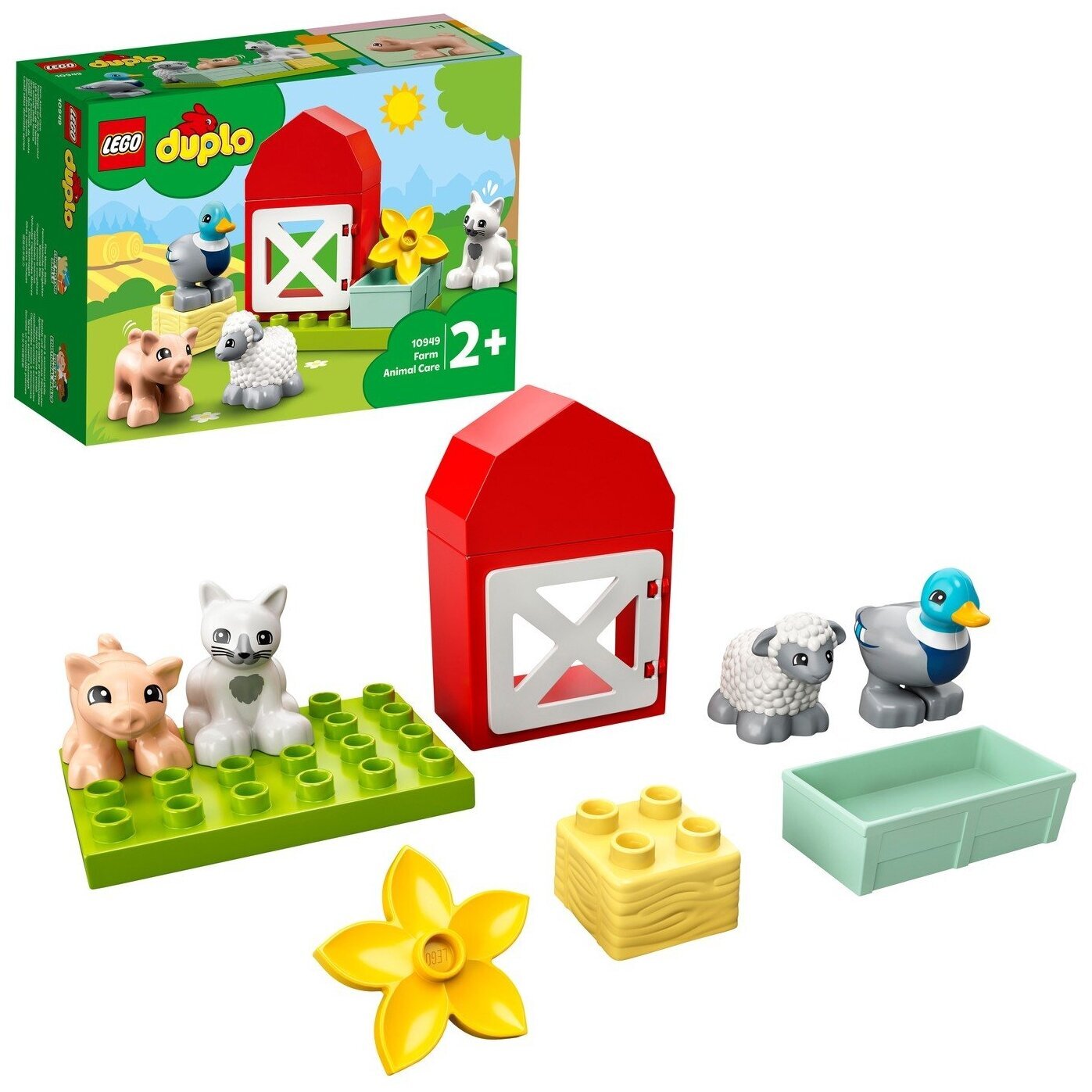 Конструктор LEGO DUPLO Town 10949 Уход за животными на ферме — фото 2