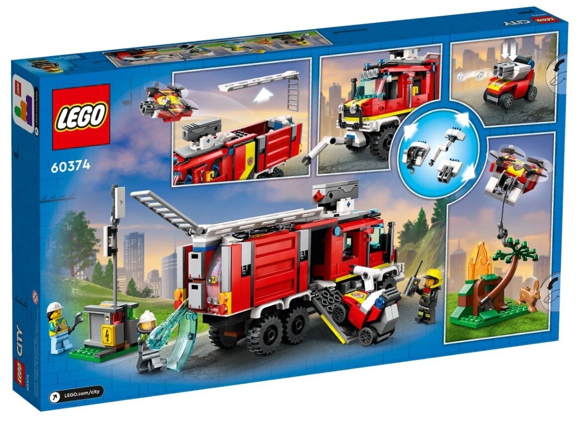Конструктор LEGO City 60374 Пожарная машина — фото 2