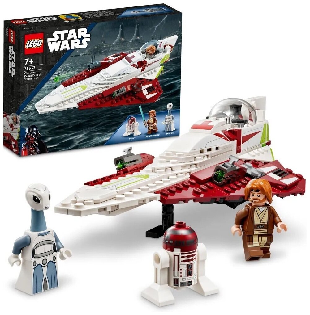 Конструктор LEGO Star Wars 75333 Джедайский истребитель Оби-Вана Кеноби — фото 4
