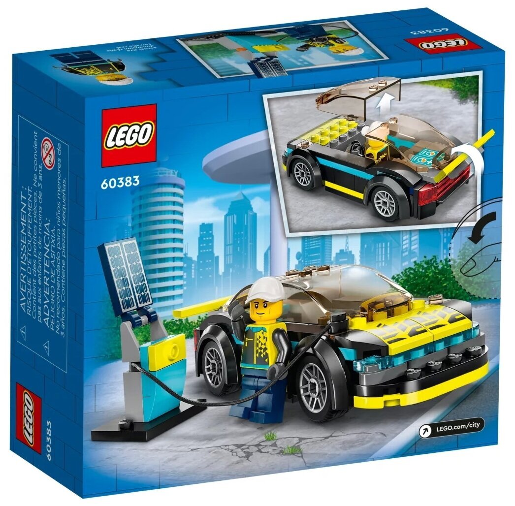 Конструктор LEGO City 60383 Электрический спорткар — фото 2