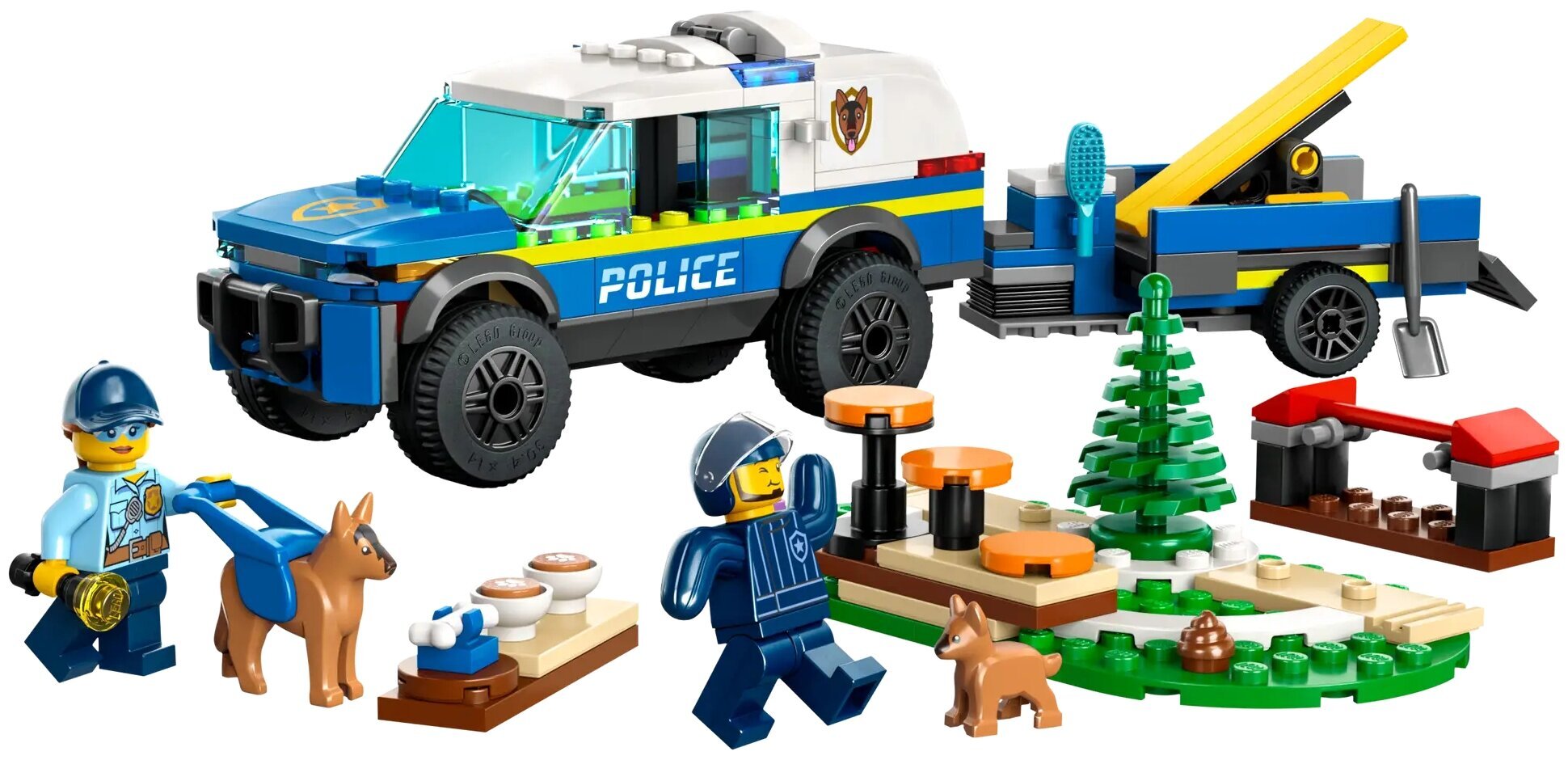 Конструктор LEGO City 60369 Дрессировка полицейской собаки — фото 4