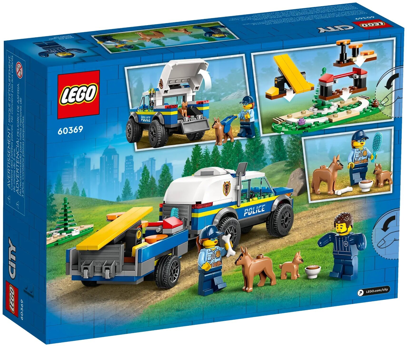 Конструктор LEGO City 60369 Дрессировка полицейской собаки — фото 2