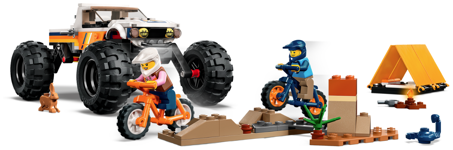 Конструктор LEGO City 60387 Приключения внедорожника 4x4 — фото 4