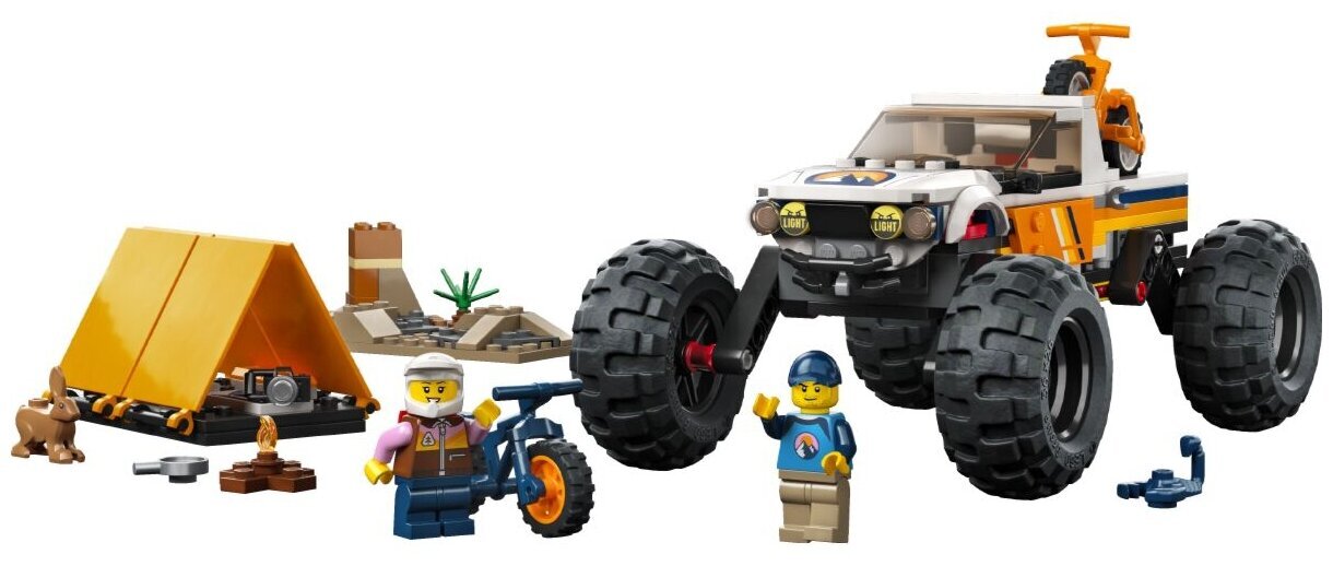 Конструктор LEGO City 60387 Приключения внедорожника 4x4 — фото 5