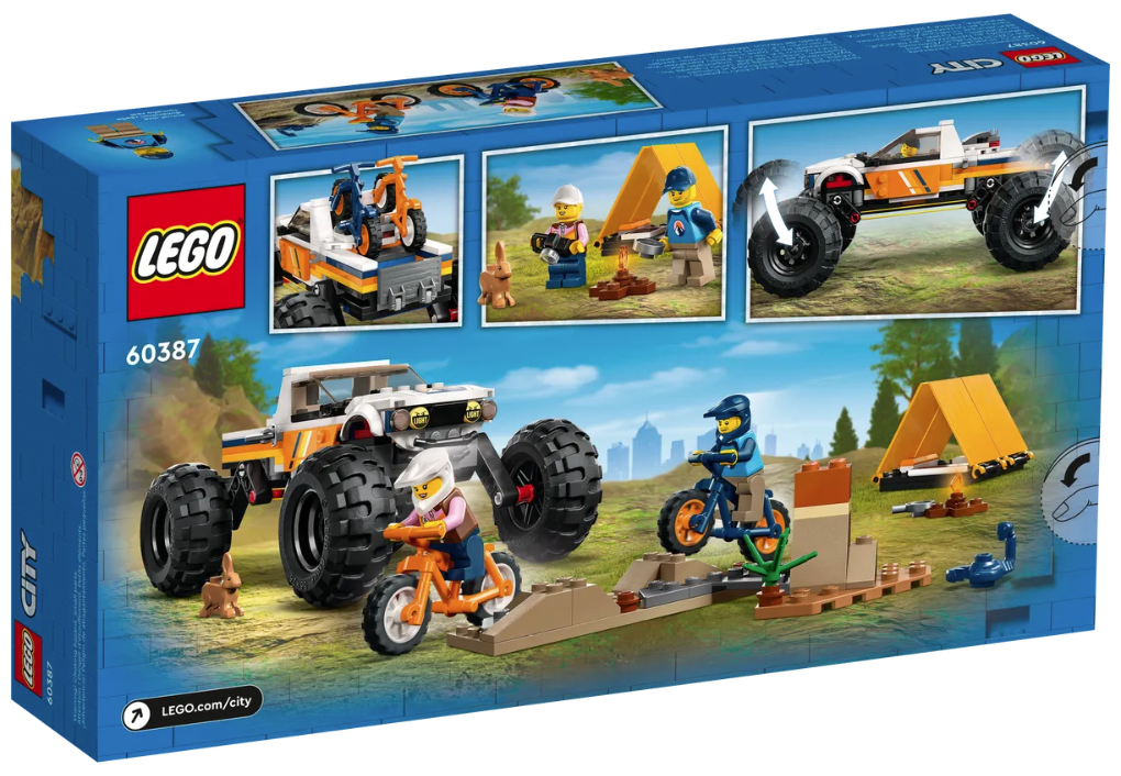 Конструктор LEGO City 60387 Приключения внедорожника 4x4 — фото 3