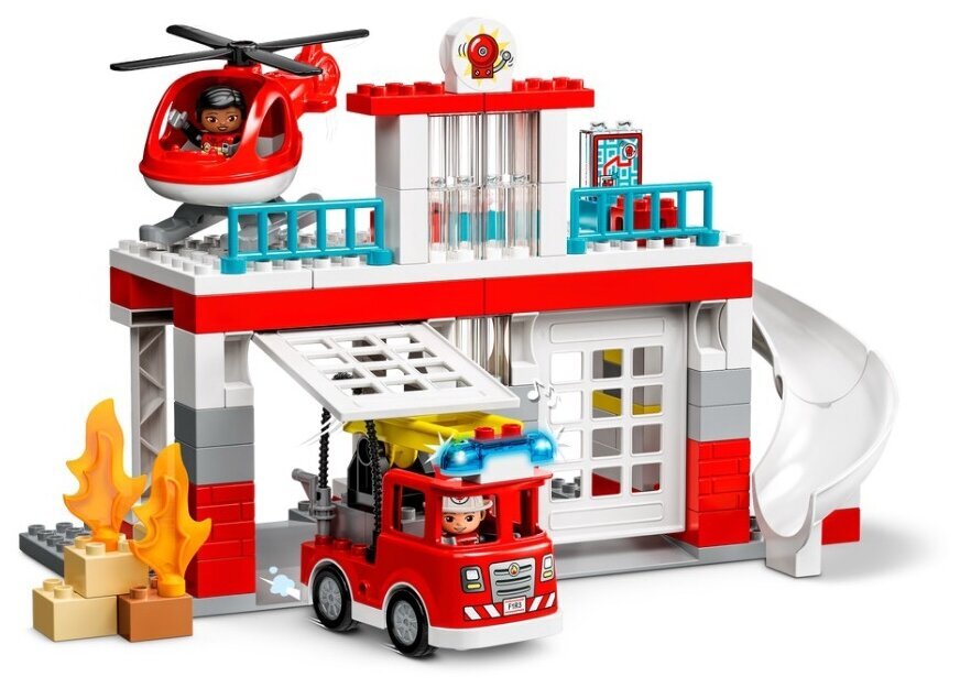 Конструктор LEGO DUPLO 10970 Пожарная часть и вертолёт — фото 5