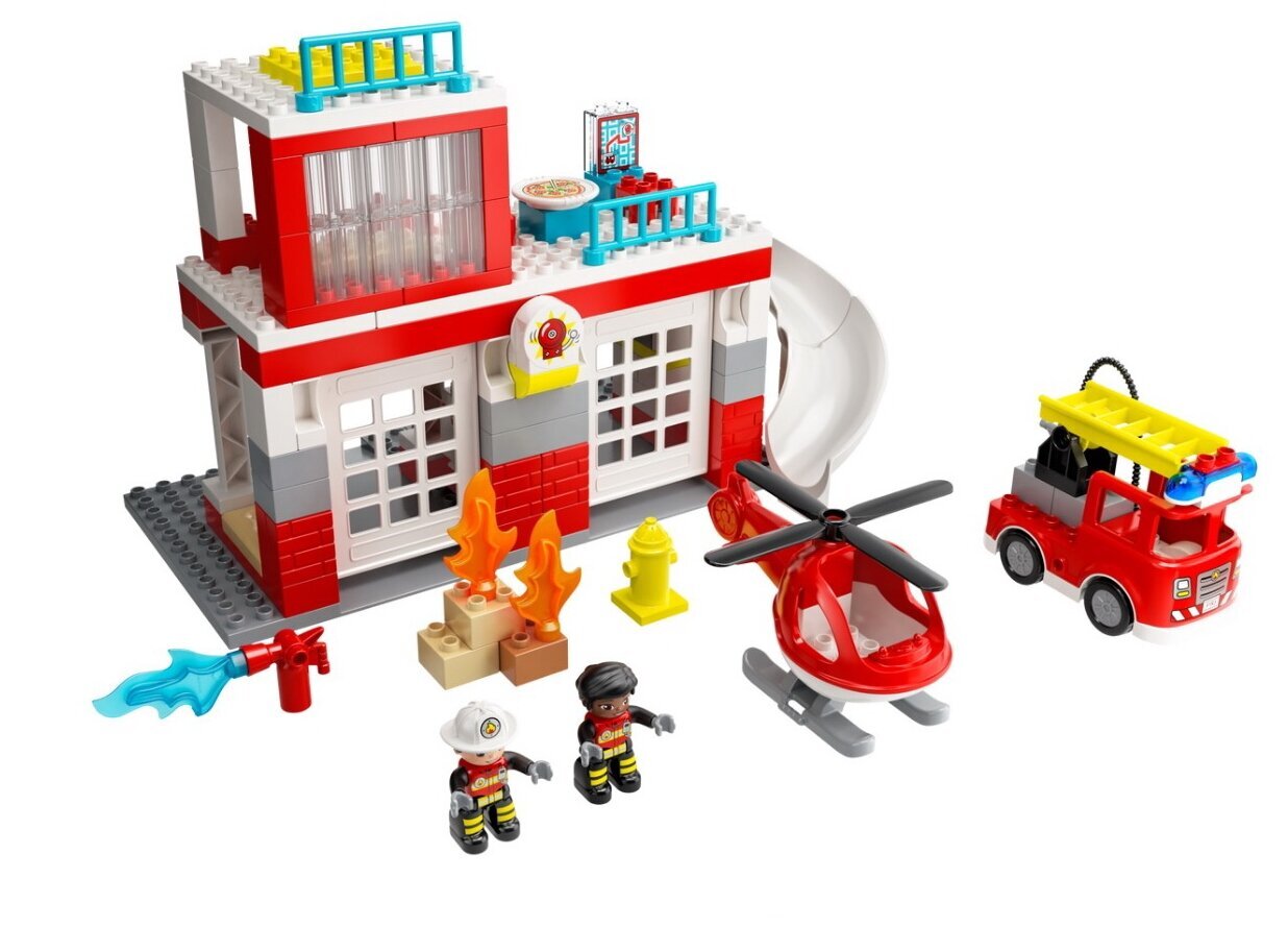 Конструктор LEGO DUPLO 10970 Пожарная часть и вертолёт — фото 4