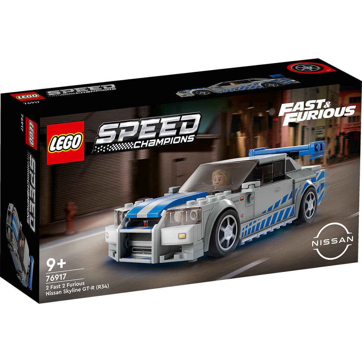 Конструктор Lego Speed Champions 76917 Форсаж 2 Ниссан Скайл