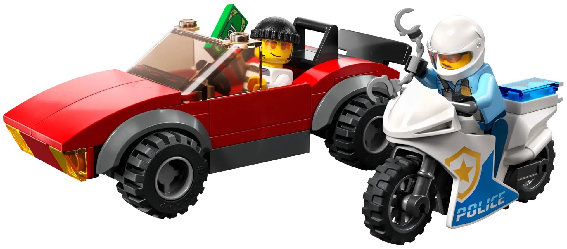 Конструктор LEGO City 60392 Полицейская погоня на байке — фото 4