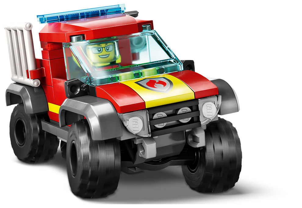 Конструктор Lego City 60393 Спасательная пожарная машина 4x4 — фото 5