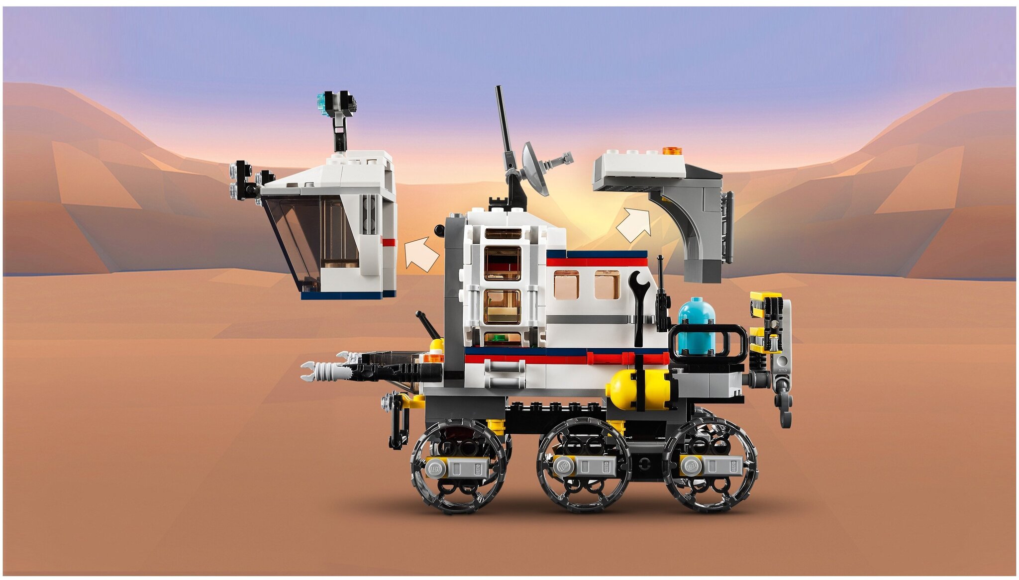 Конструктор LEGO Creator 31107 Исследовательский планетоход — фото 13