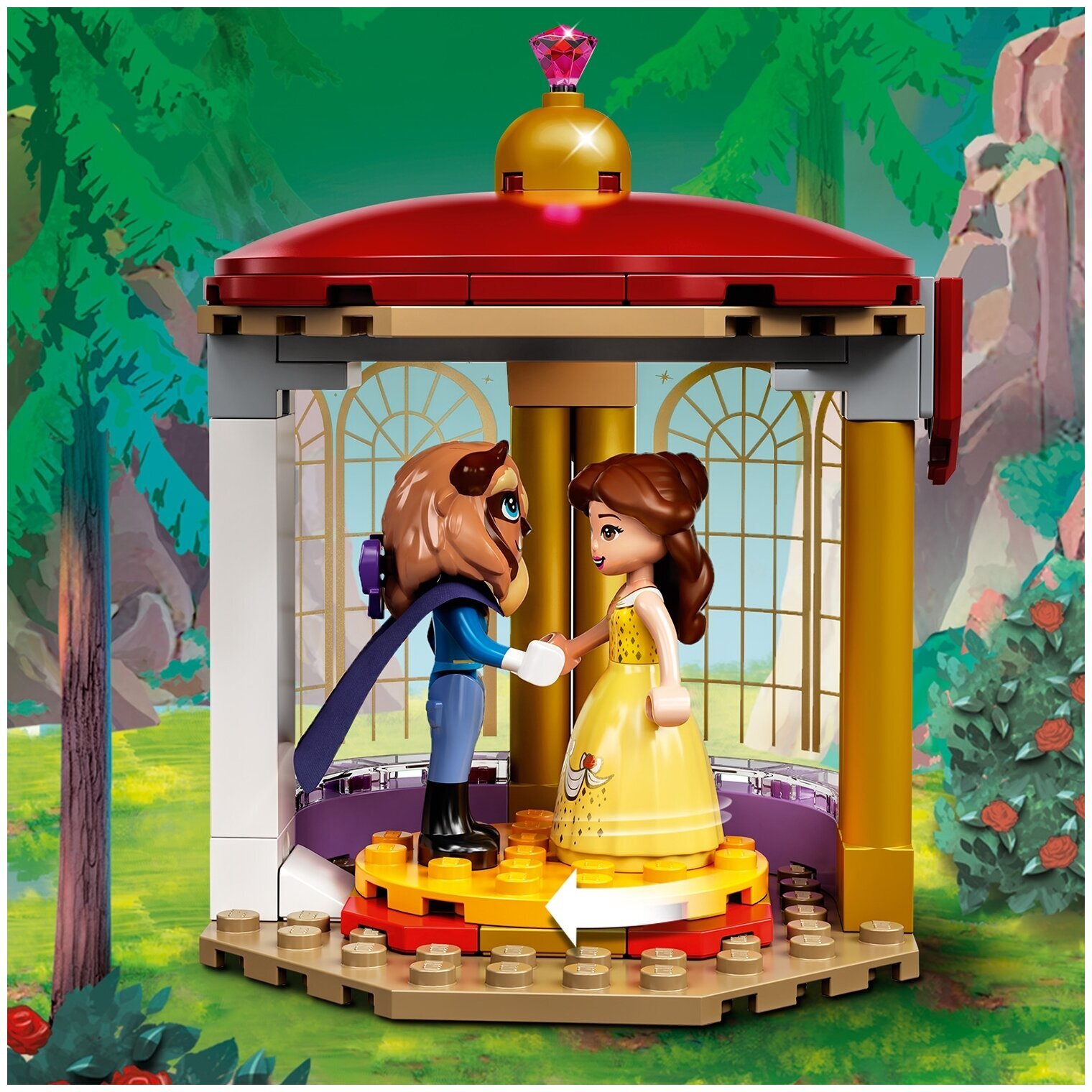 Конструктор LEGO Disney Princess 43196 Замок Белль и Чудовища — фото 6