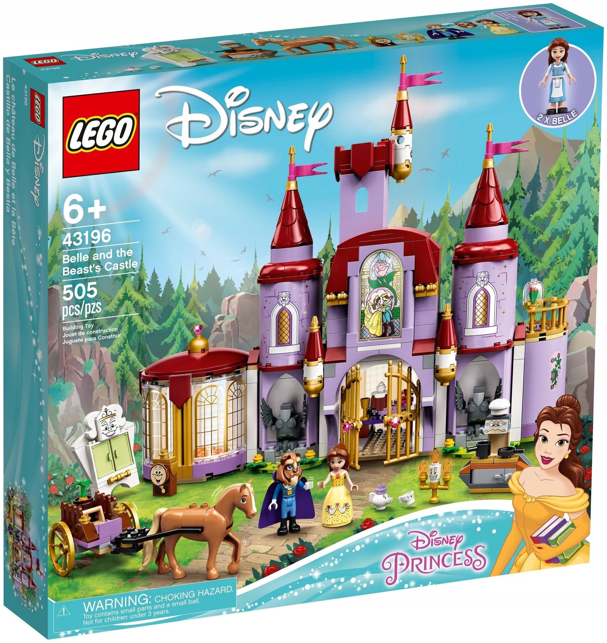 Конструктор LEGO Disney Princess 43196 Замок Белль и Чудовища — фото 15