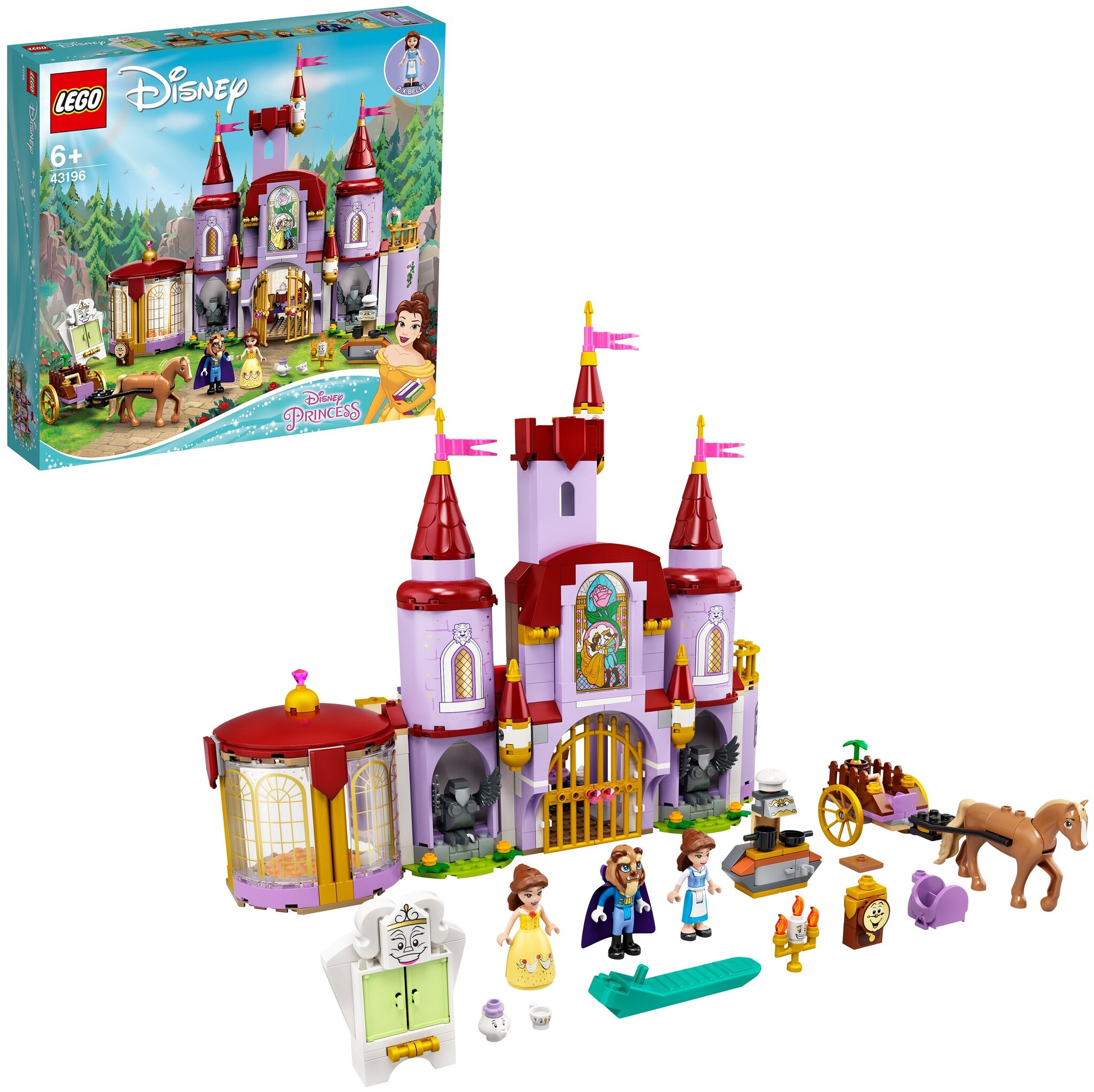 Конструктор LEGO Disney Princess 43196 Замок Белль и Чудовища — фото 2