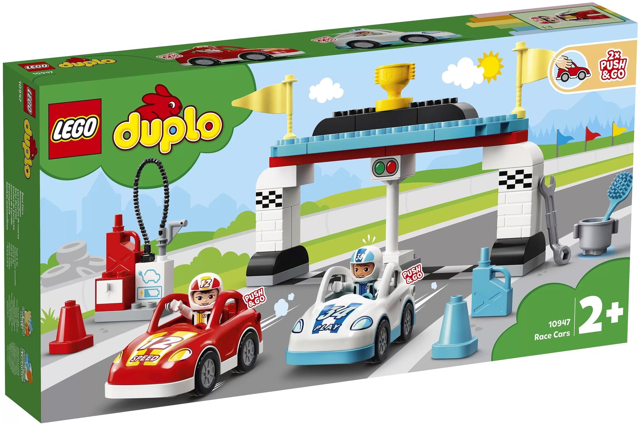 Конструктор LEGO Duplo Town 10947 Гоночные машины