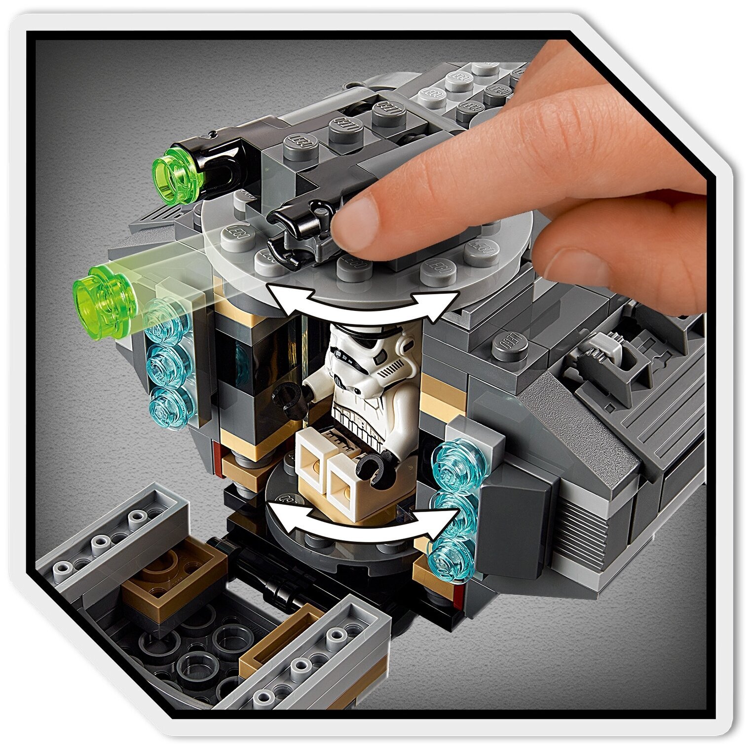 Конструктор LEGO Star Wars 75311 Имперский бронированный корвет типа «Мародер» — фото 8