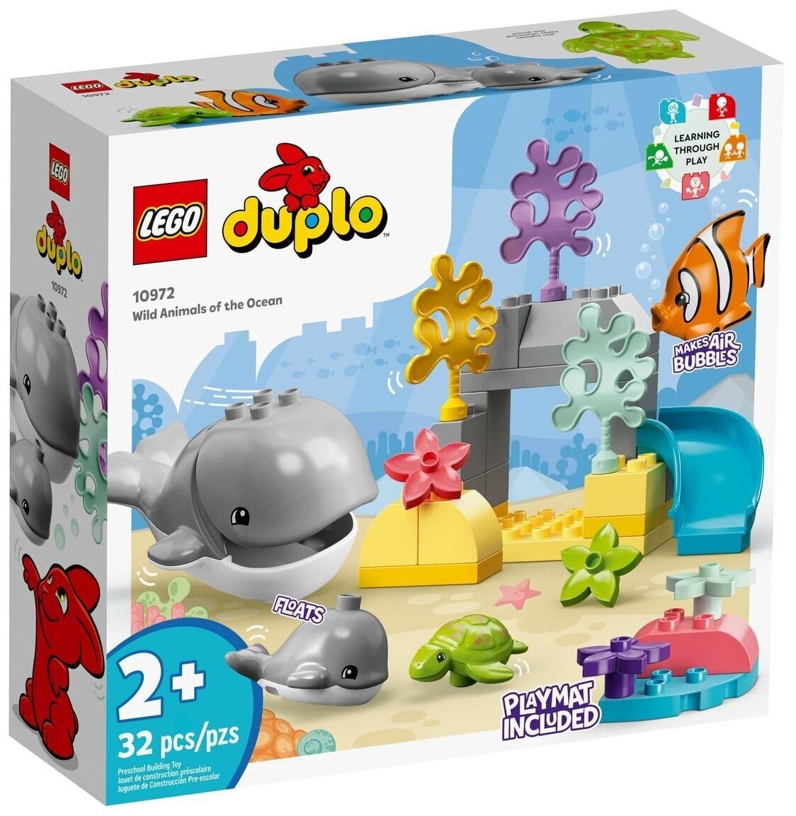 Конструктор LEGO DUPLO 10972 Обитатели океана