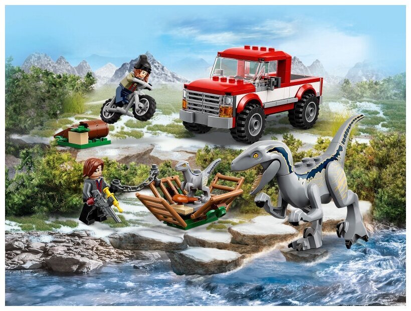 Конструктор LEGO Jurassic World 76946 Захват синего и бета-велоцираптора — фото 10