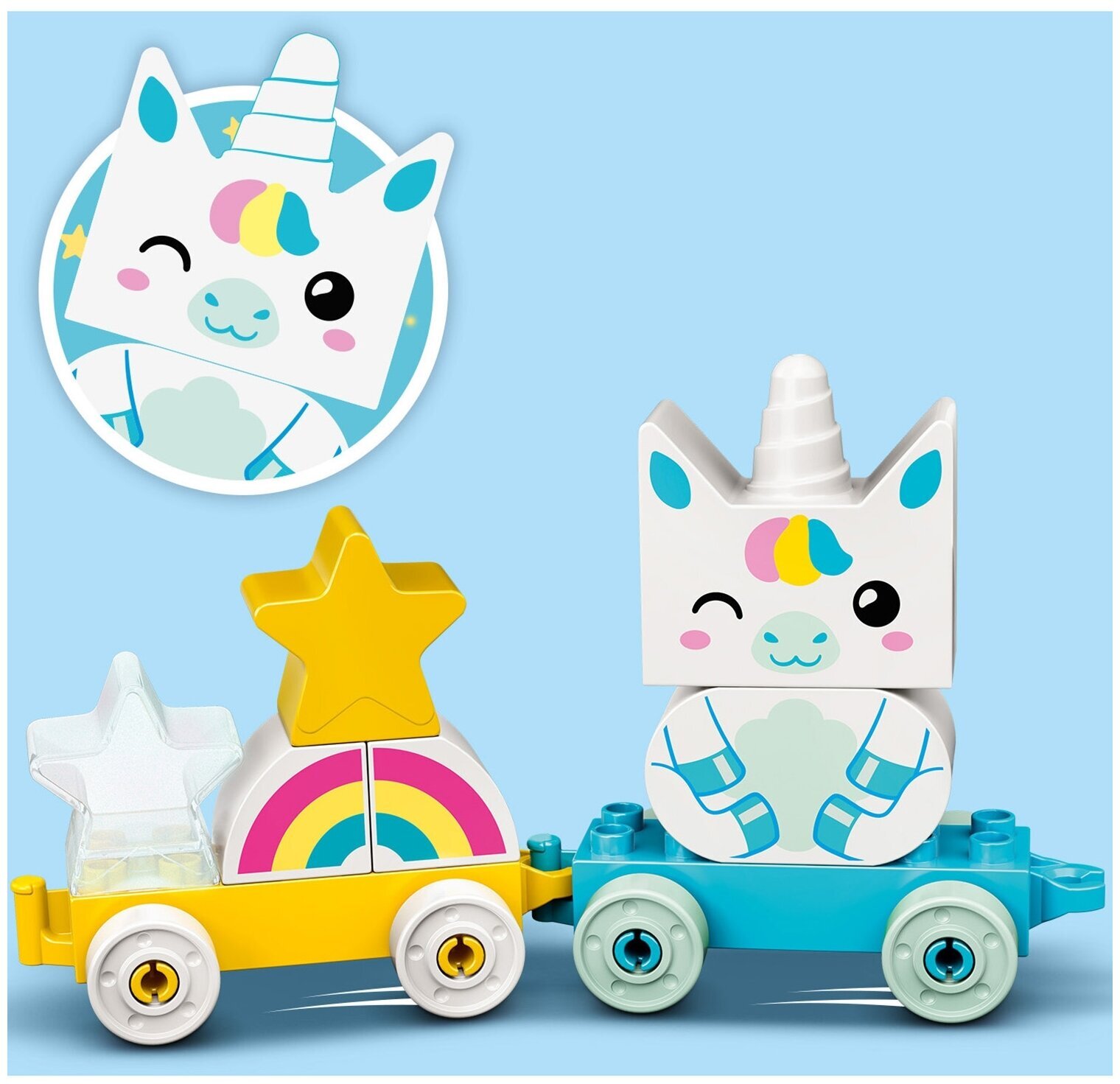 Конструктор LEGO DUPLO Creative Play 10953 Мой первый единорог — фото 4