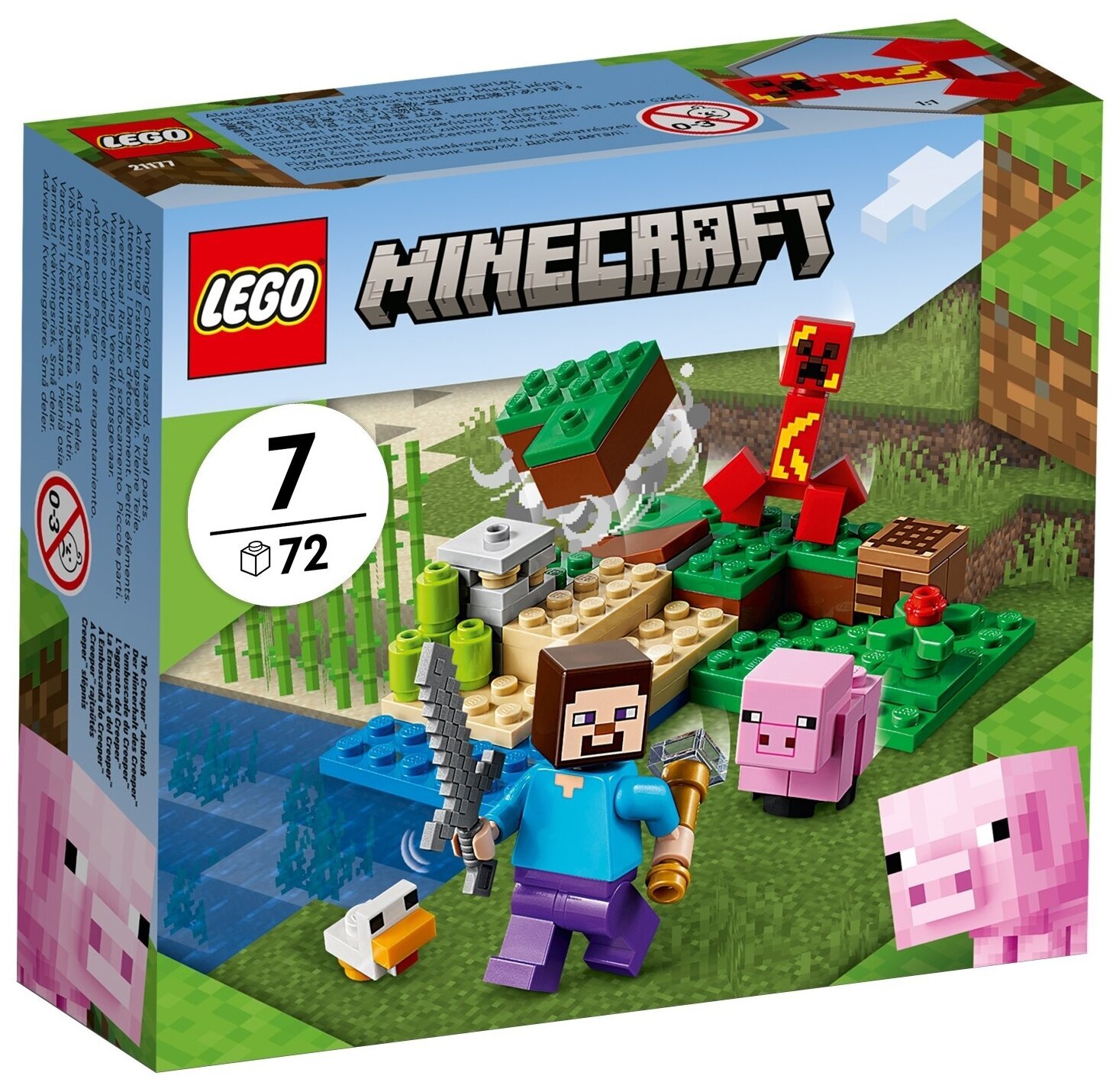 Конструктор LEGO Minecraft 21177 Засада Крипера — фото 12