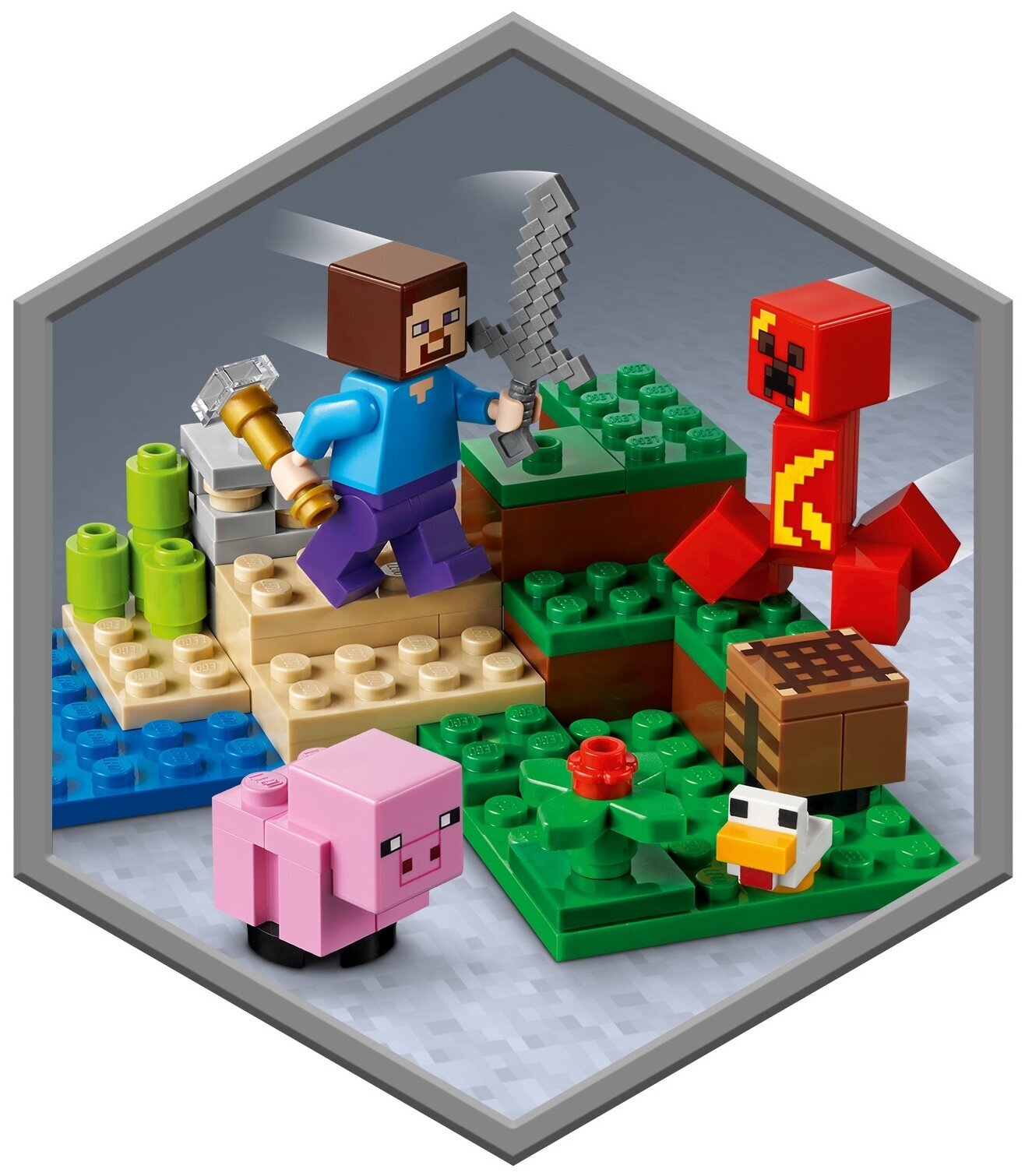 Конструктор LEGO Minecraft 21177 Засада Крипера — фото 10
