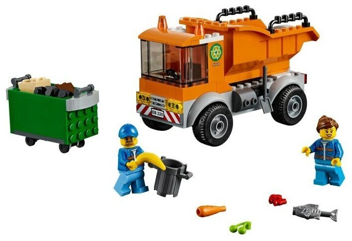 Конструктор LEGO City 60220 Мусоровоз — фото 4
