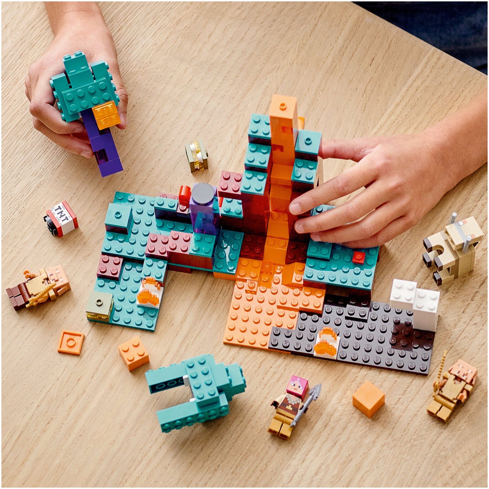 Конструктор LEGO Minecraft 21168 Искажённый лес — фото 16