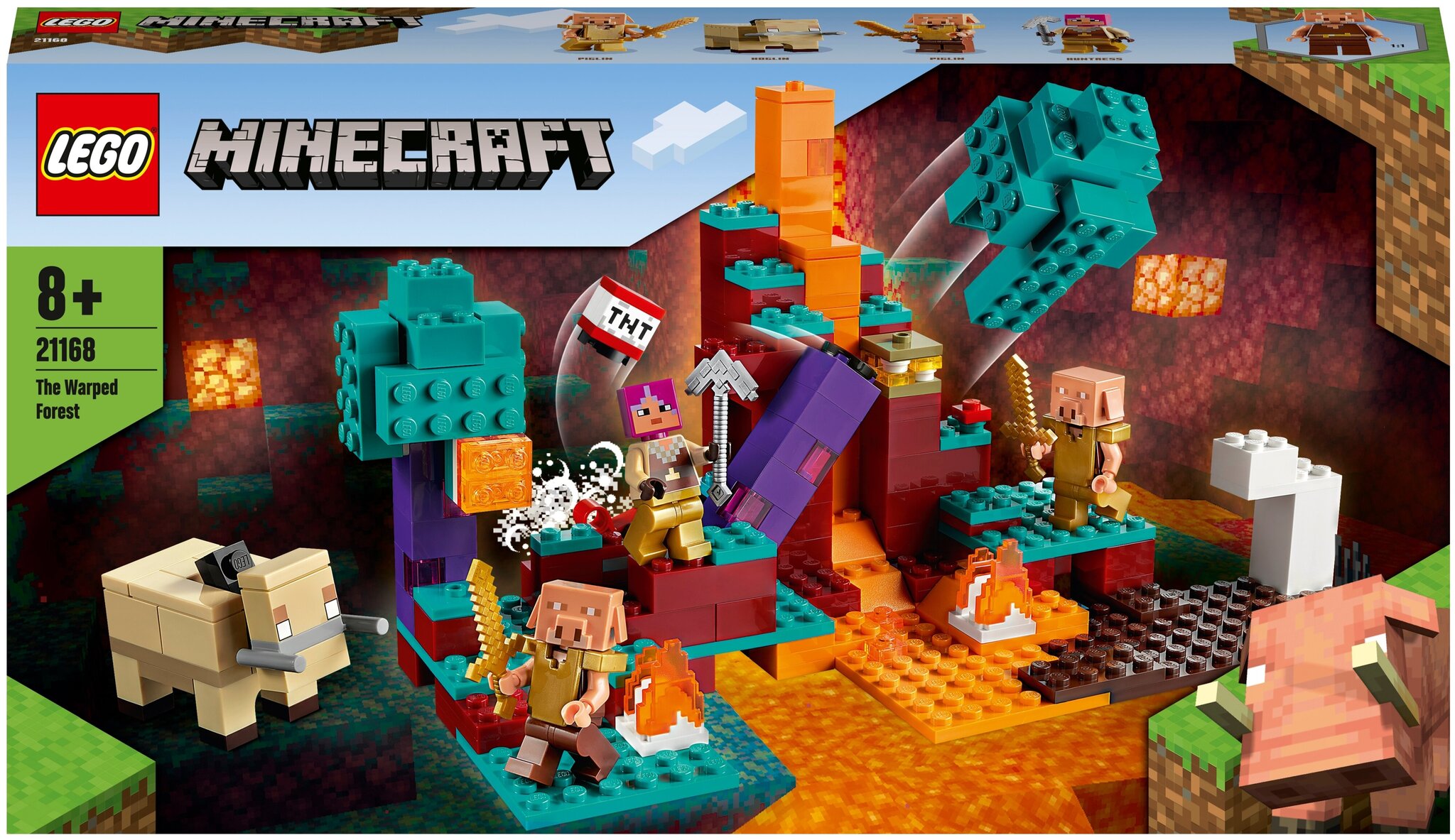 Конструктор LEGO Minecraft 21168 Искажённый лес — фото 2