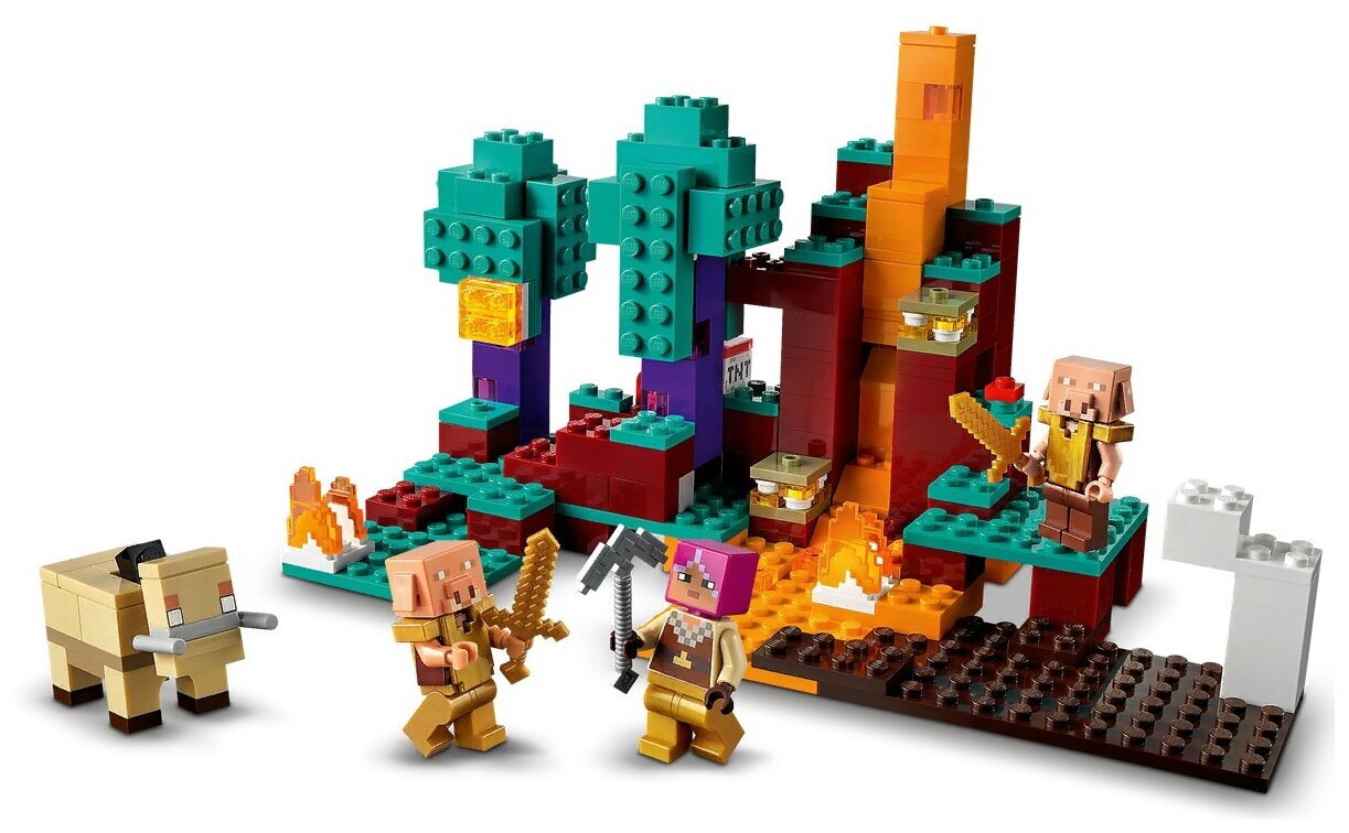 Конструктор LEGO Minecraft 21168 Искажённый лес — фото 4