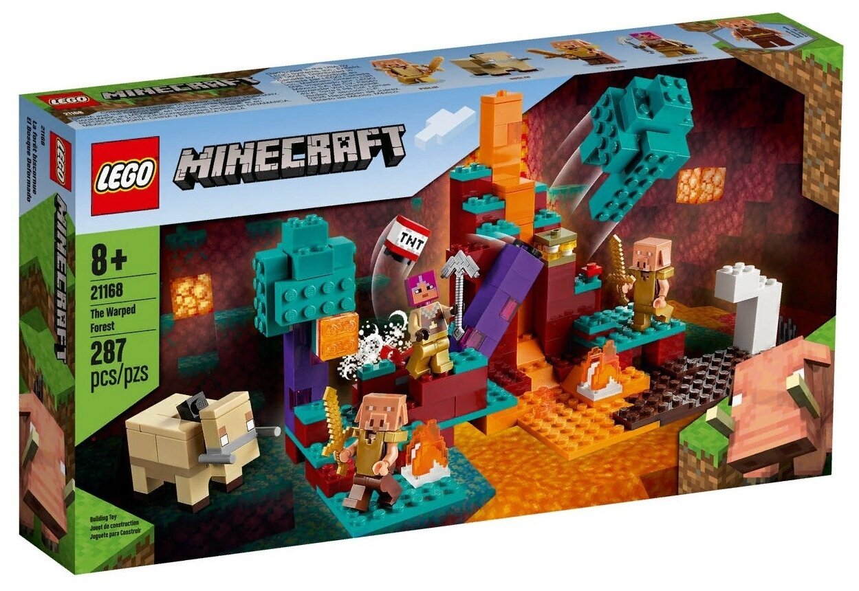 Конструктор LEGO Minecraft 21168 Искажённый лес — фото 18