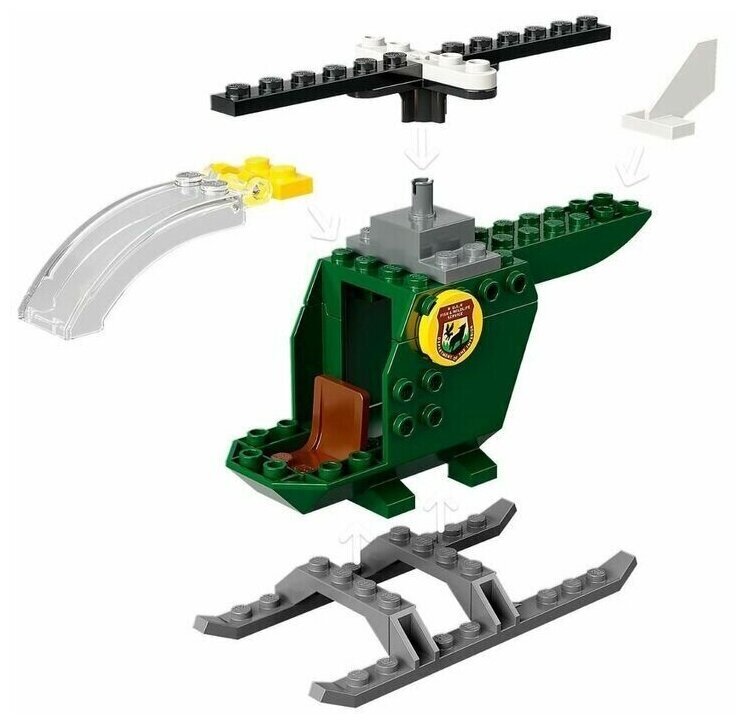Конструктор LEGO Jurassic World 76944 Прорыв тираннозавра T-Рекса — фото 13