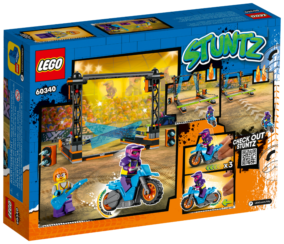 Конструктор LEGO City Stuntz 60340 Трюковое испытание Клинок — фото 2