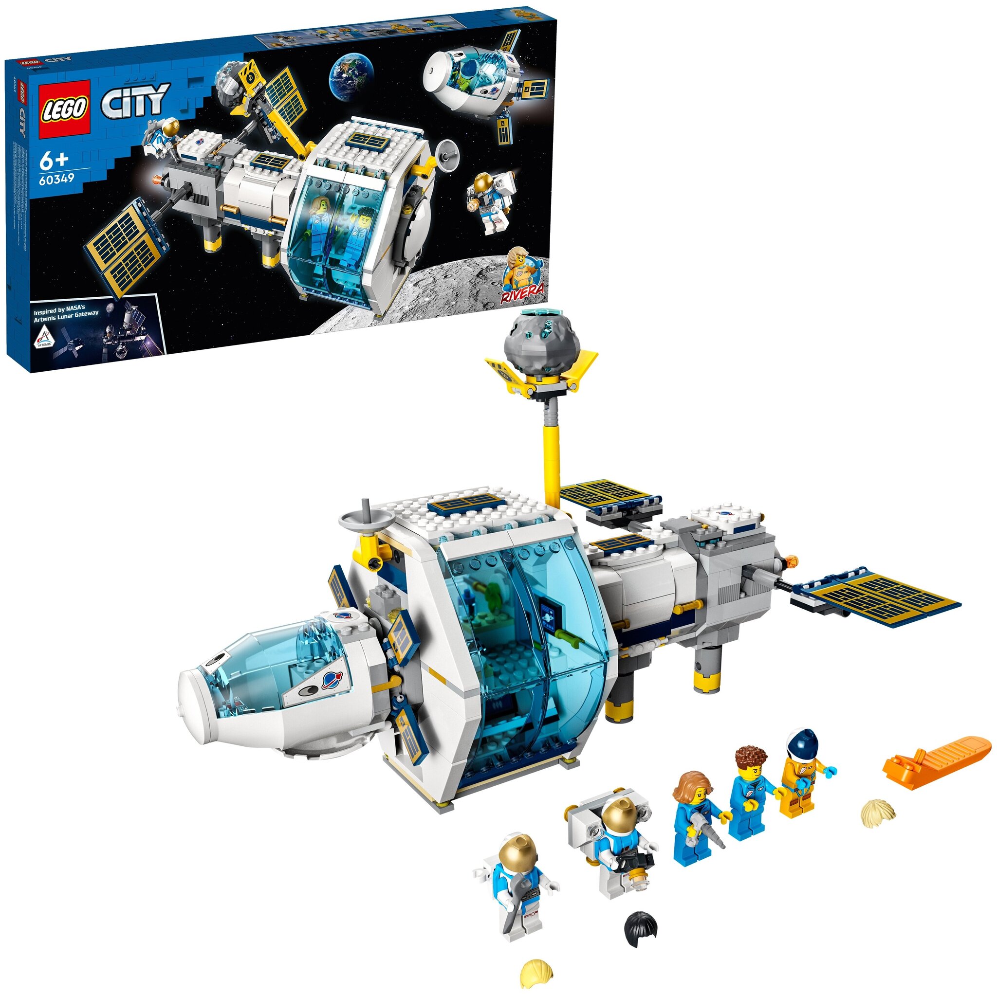 Конструктор LEGO City Space Port 60349 Лунная космическая станция — фото 2