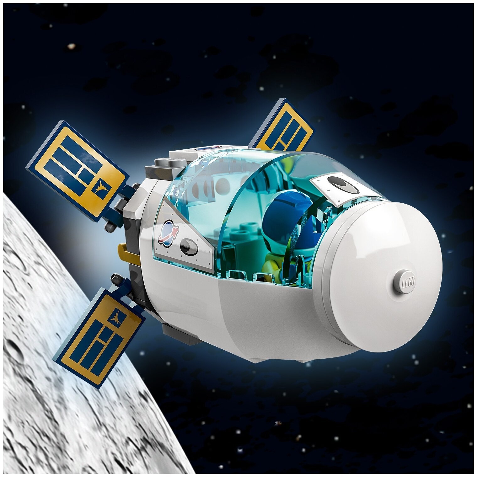 Конструктор LEGO City Space Port 60349 Лунная космическая станция — фото 11