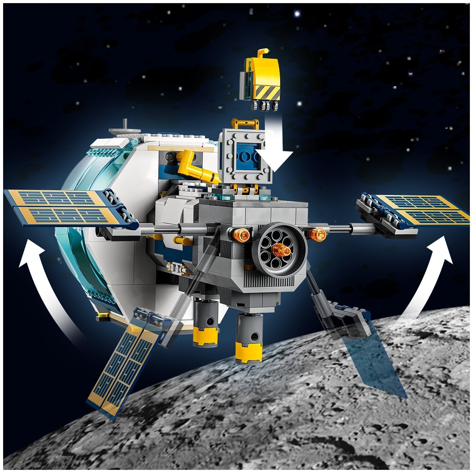 Конструктор LEGO City Space Port 60349 Лунная космическая станция — фото 10