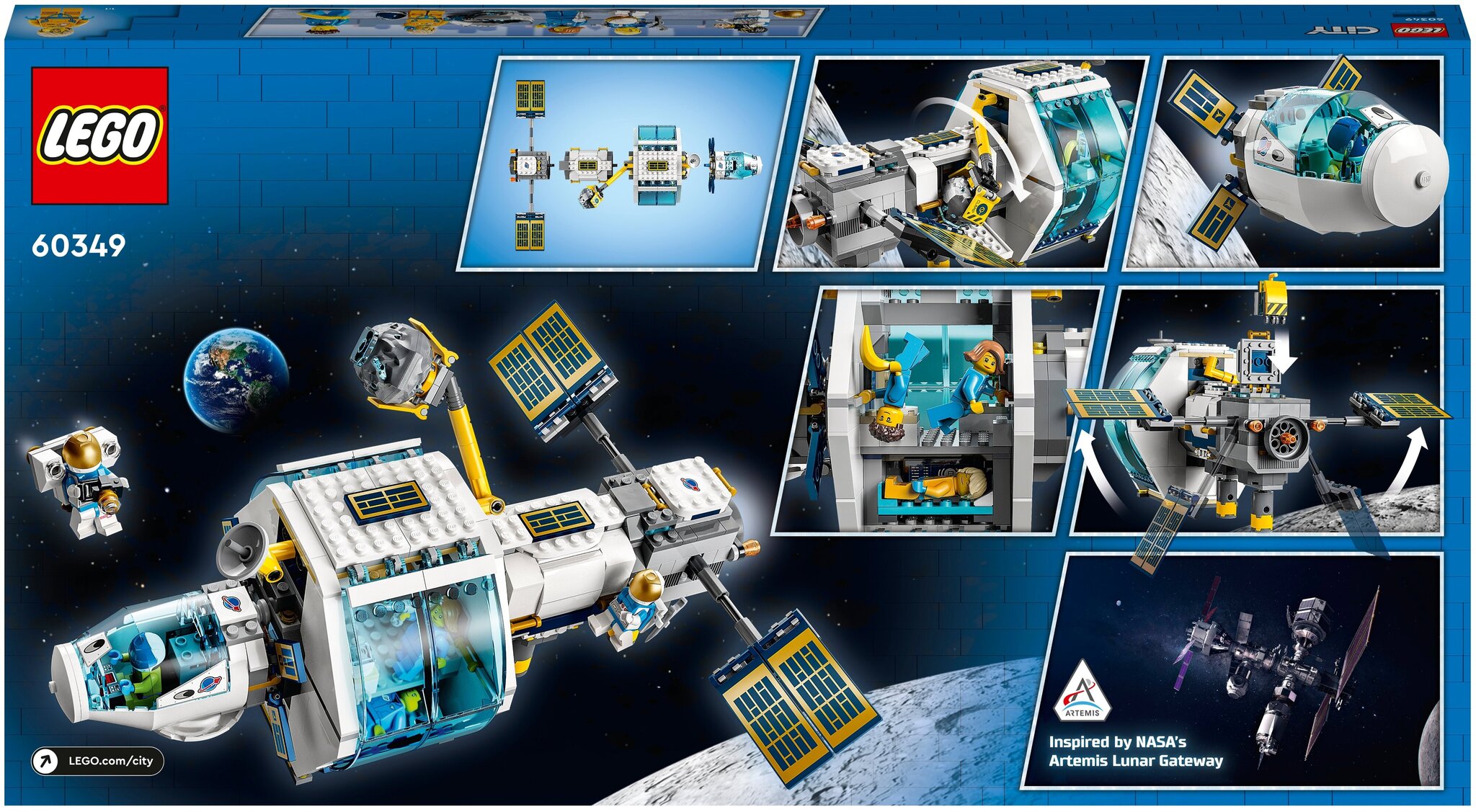 Конструктор LEGO City Space Port 60349 Лунная космическая станция — фото 3