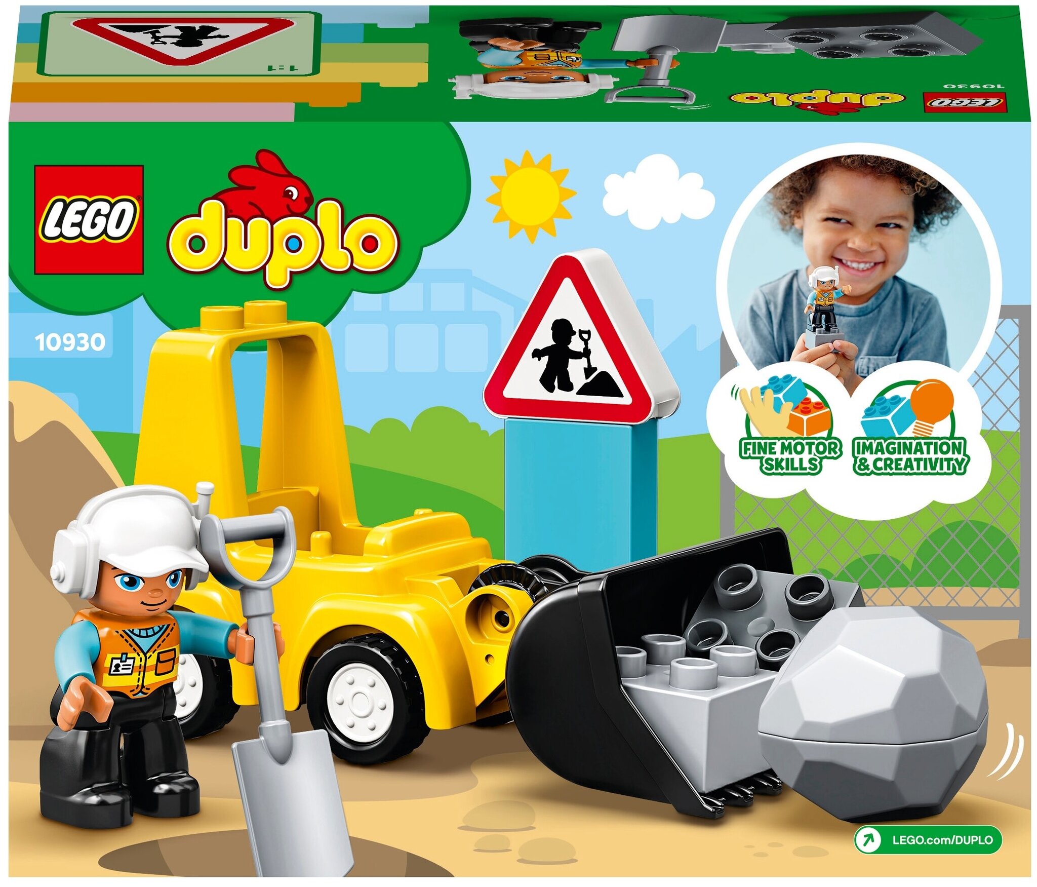 Конструктор LEGO DUPLO Town 10930 Бульдозер — фото 3