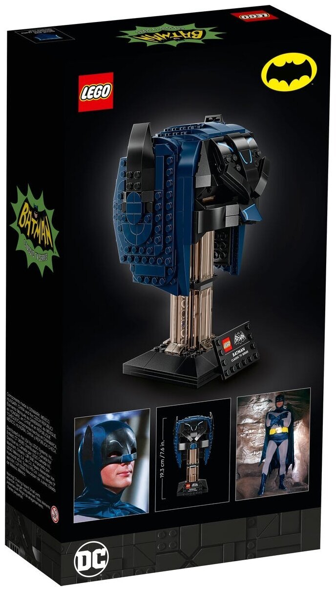 Конструктор LEGO DC Batman 76238 Маска Бэтмена из классического сериала — фото 2